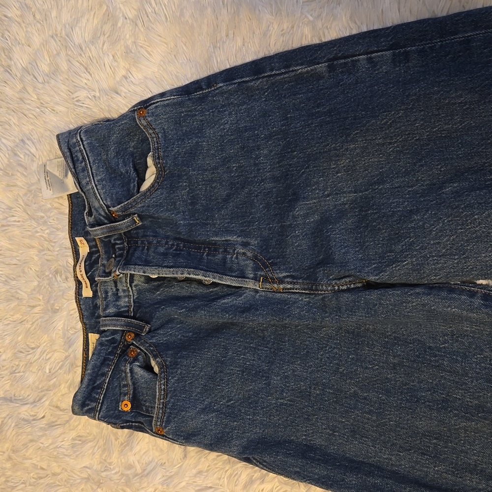 LEVIS RIBCAGE STRAIGHT ANKLE WOMEN'S JEANS SIZE 25 COLOR BLUE - Picture 11 of 12